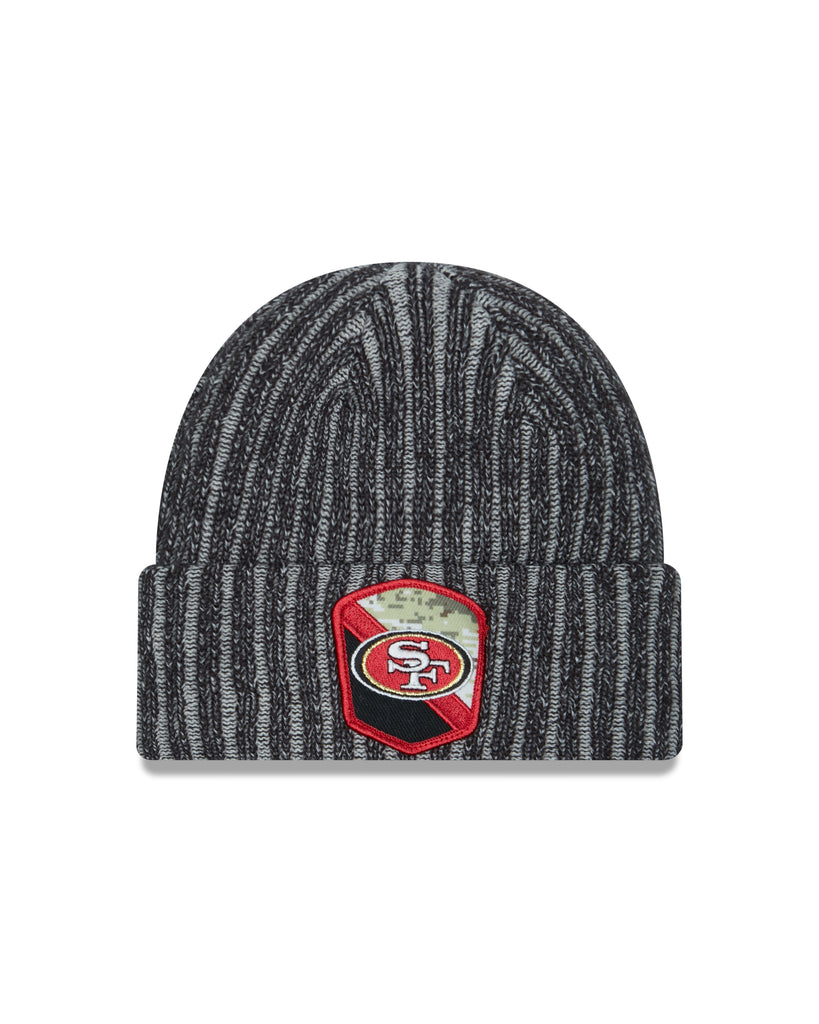 New Era NFL Men's San Francisco 49ers Beanie 2023 Salute To Service Cuffed Knit Hat