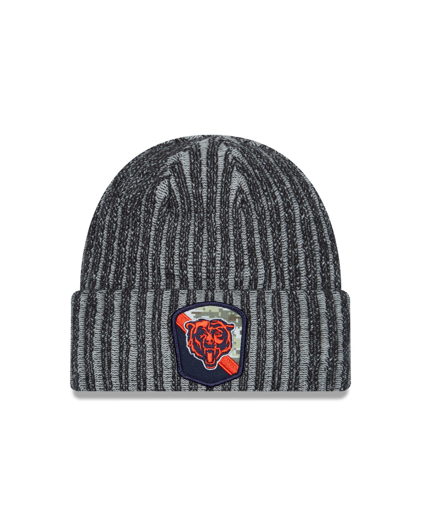 New Era NFL Men's Chicago Bears 2023 Salute To Service Cuffed Knit Hat