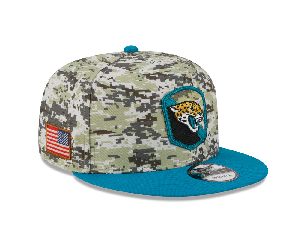 New Era NFL Men's Jacksonville Jaguars 2023 Salute To Service 9FIFTY Snapback Hat OSFA