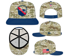 New Era NFL Men's New England Patriots 2023 Salute To Service 9FIFTY Snapback Hat OSFA