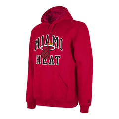 New Era NBA Men’s Miami Heat 2023/24 Season Tip-Off Edition Pullover Hoodie Red