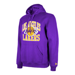 New Era NBA Men’s Los Angeles Lakers 2023/24 Season Tip-Off Edition Pullover Hoodie Purple