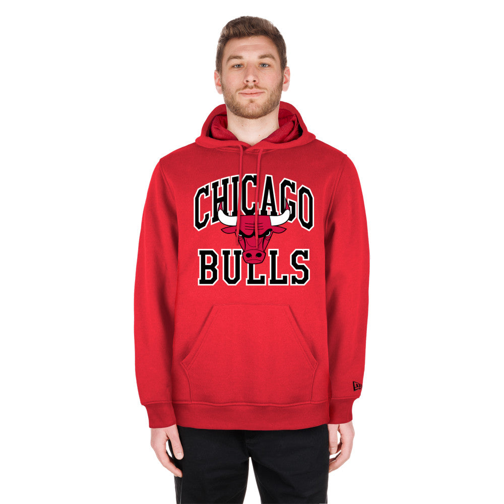New Era NBA Men’s Chicago Bulls 2023/24 Season Tip-Off Edition Pullover Hoodie Red