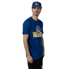 New Era NBA Men’s Golden State Warrior 2023/24 Season Tip-Off Edition T-Shirt Blue