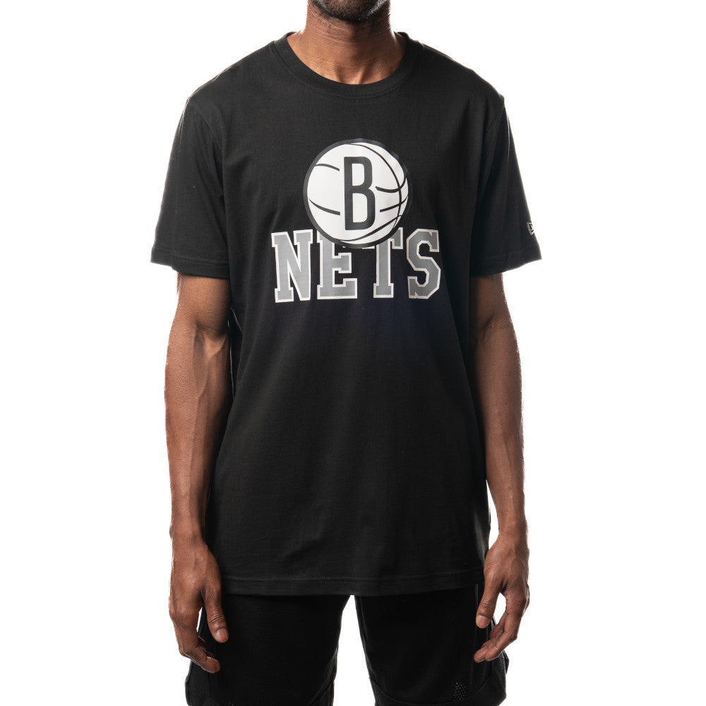 New Era NBA Men’s Brooklyn Nets 2023/24 Season Tip-Off Edition T-Shirt Black