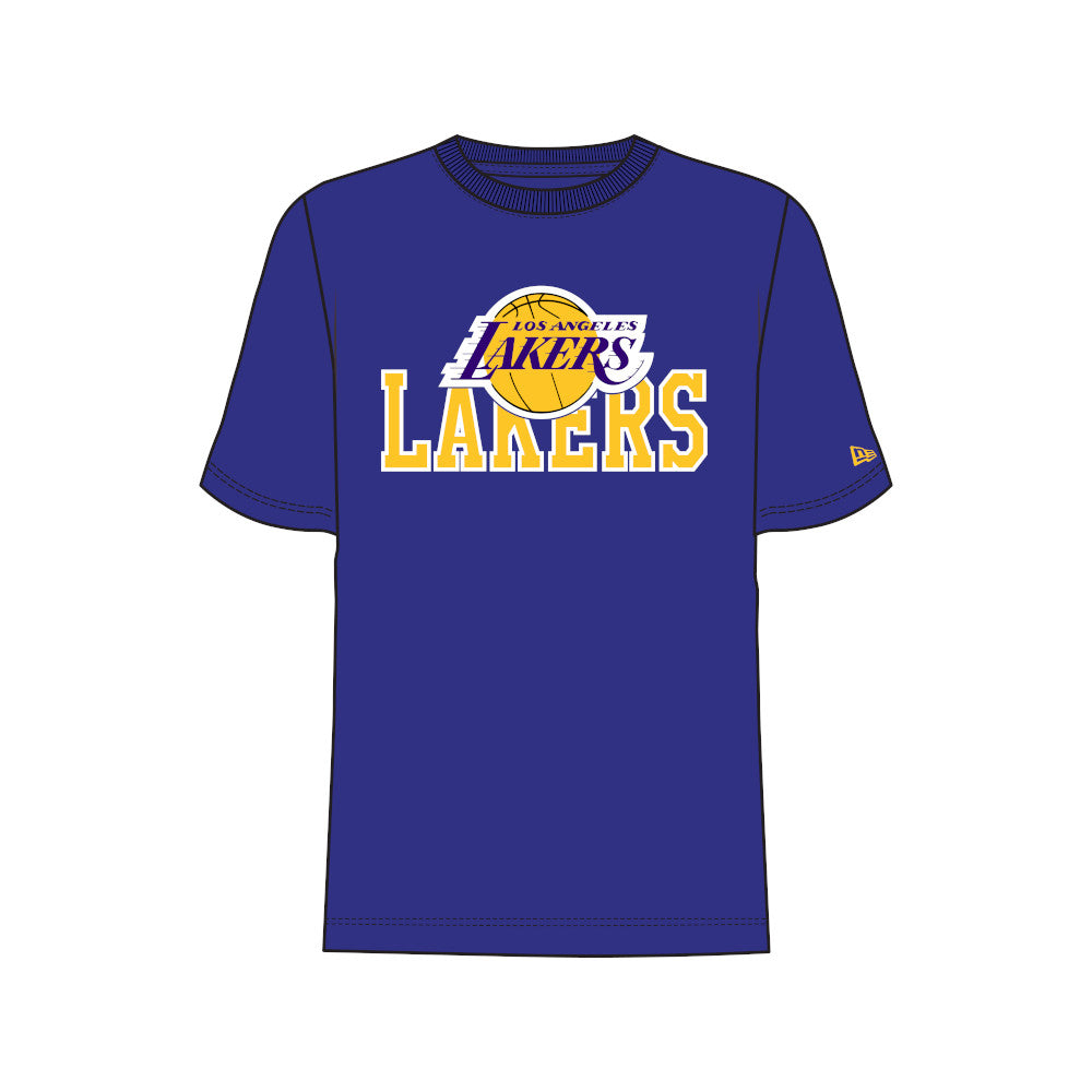 New Era NBA Men’s Los Angeles Lakers 2023/24 Season Tip-Off Edition T-Shirt Purple
