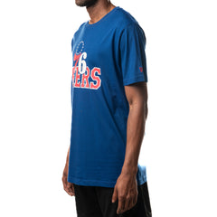 New Era NBA Men’s Philadelphia 76ers 2023/24 Season Tip-Off Edition T-Shirt Blue