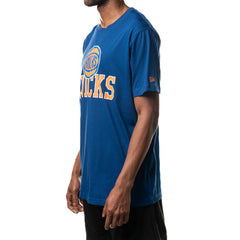 New Era NBA Men’s New York Knicks 2023/24 Season Tip-Off Edition T-Shirt Blue