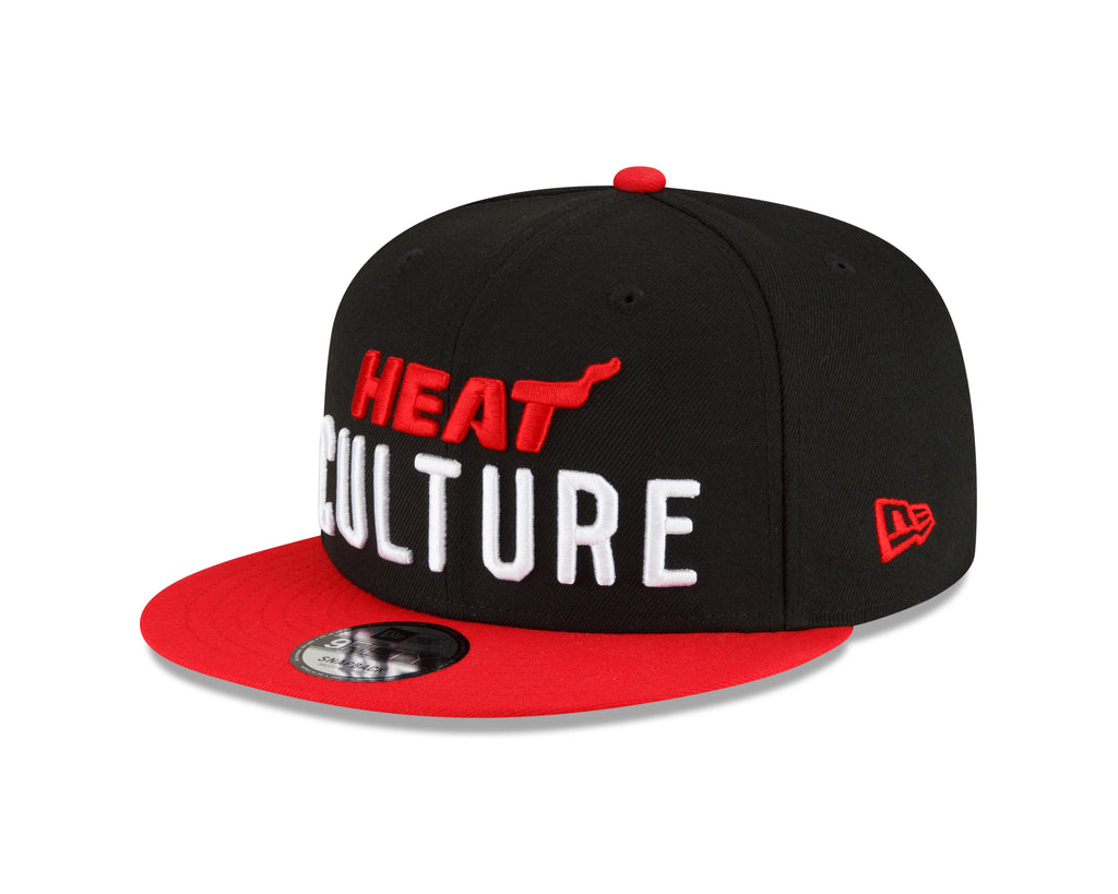 New Era NBA Men's Miami Heat 2023 City Edition 9FIFTY Adjustable Snapback Hat