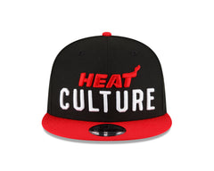 New Era NBA Men's Miami Heat 2023 City Edition 9FIFTY Adjustable Snapback Hat