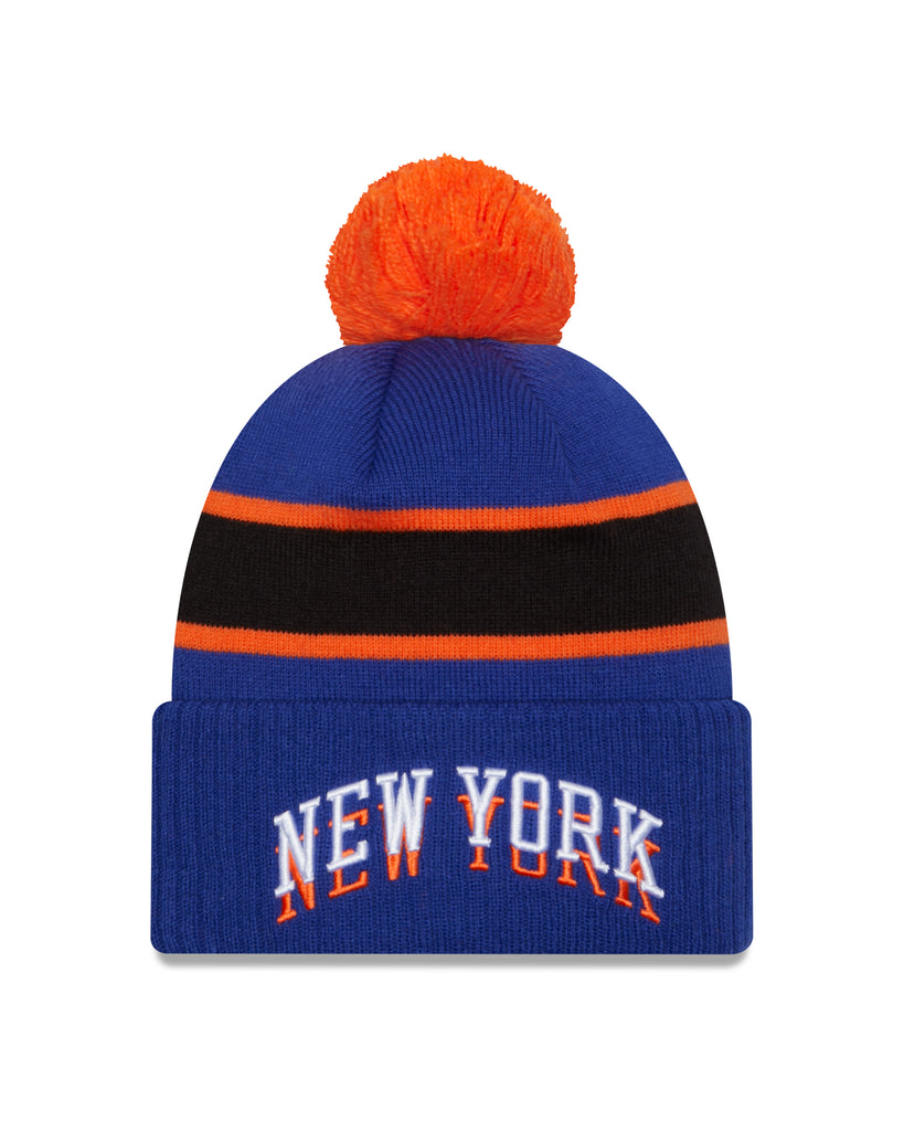 New Era NBA Men's New York Knicks City Edition Cuffed Knit Beanie OSFM