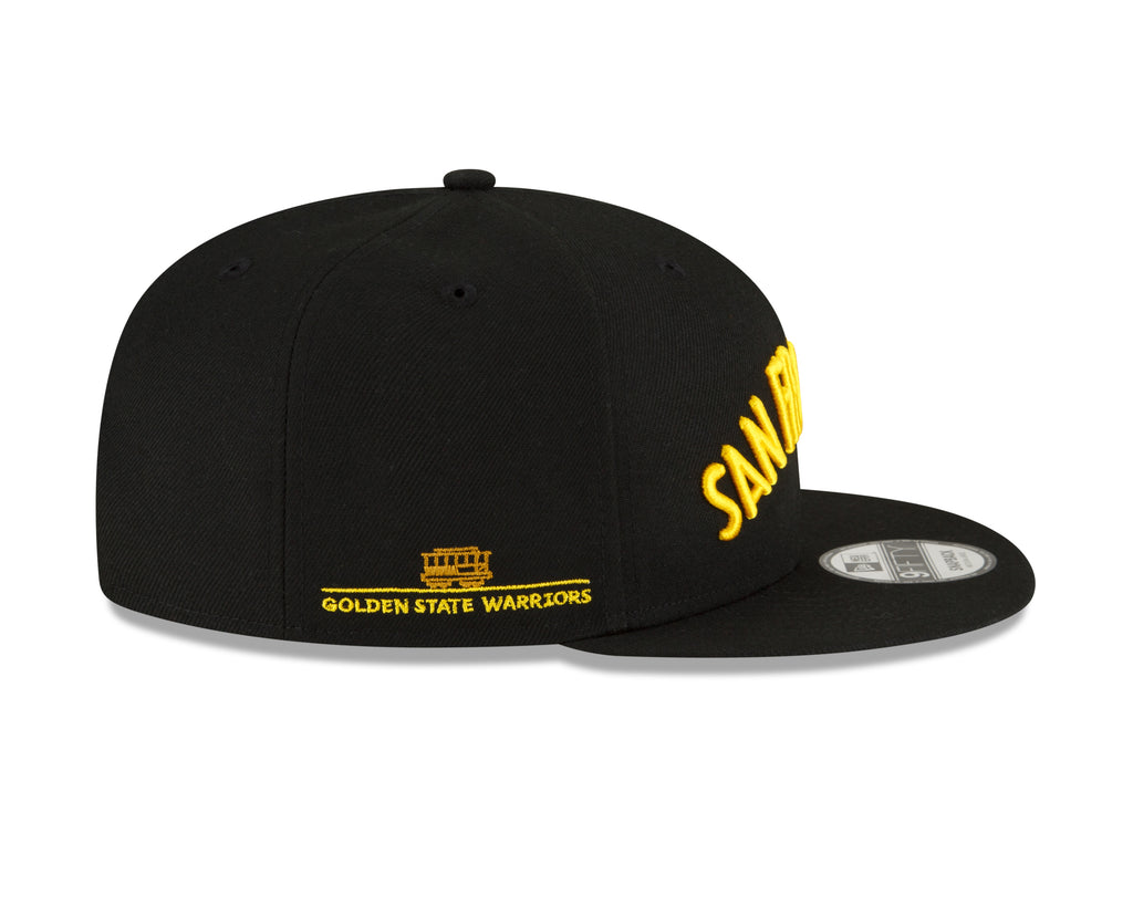 New Era NBA Men's Golden State Warriors 2023 City Edition Alternate 9FIFTY Adjustable Snapback Hat