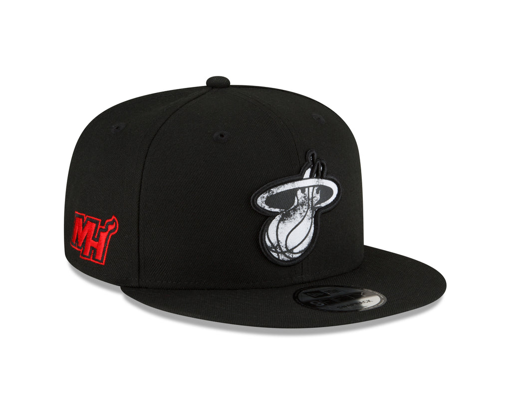 New Era NBA Men's Miami Heat 2023 City Edition Alternate 9FIFTY Adjustable Snapback Hat