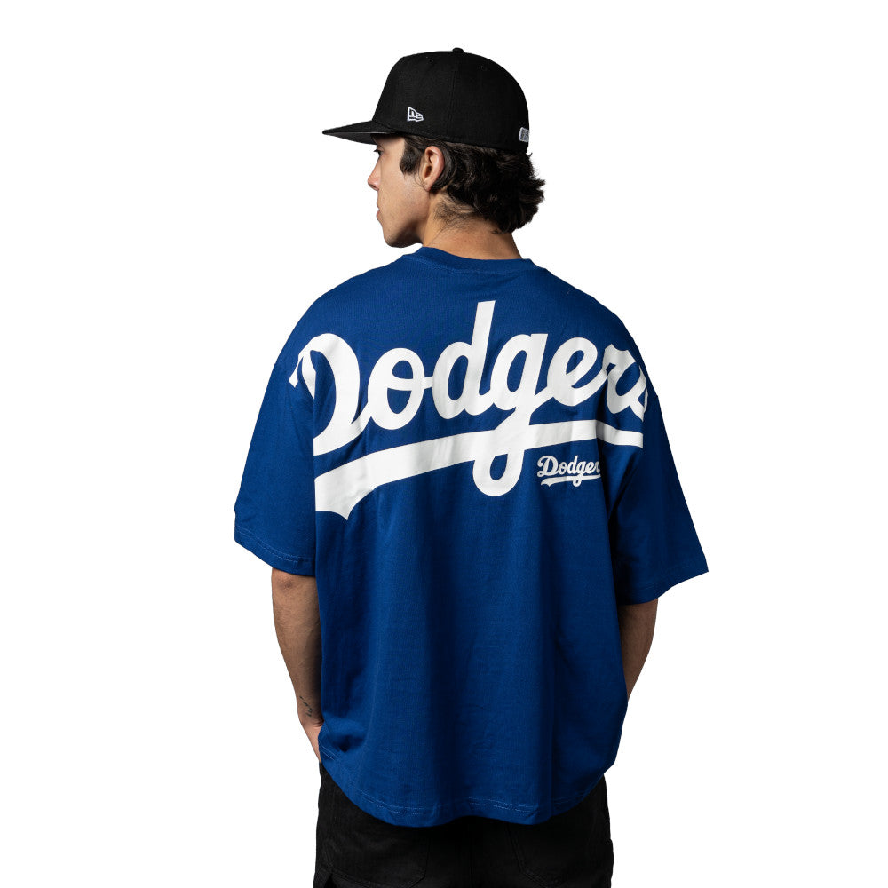Men’s Short Sleeve T-Shirt New Era LA Dodgers MLB Burger Blue