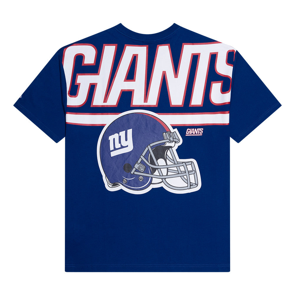 New Era NFL Men's New York Giants Back Print Over sized T-Shirt