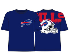 New Era NFL Men's Buffalo Bills Back Print Over sized T-Shirt