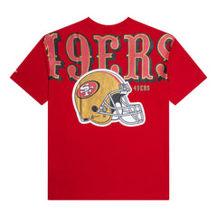 New Era NFL Men's San Francisco 49ers Back Print Over sized T-Shirt