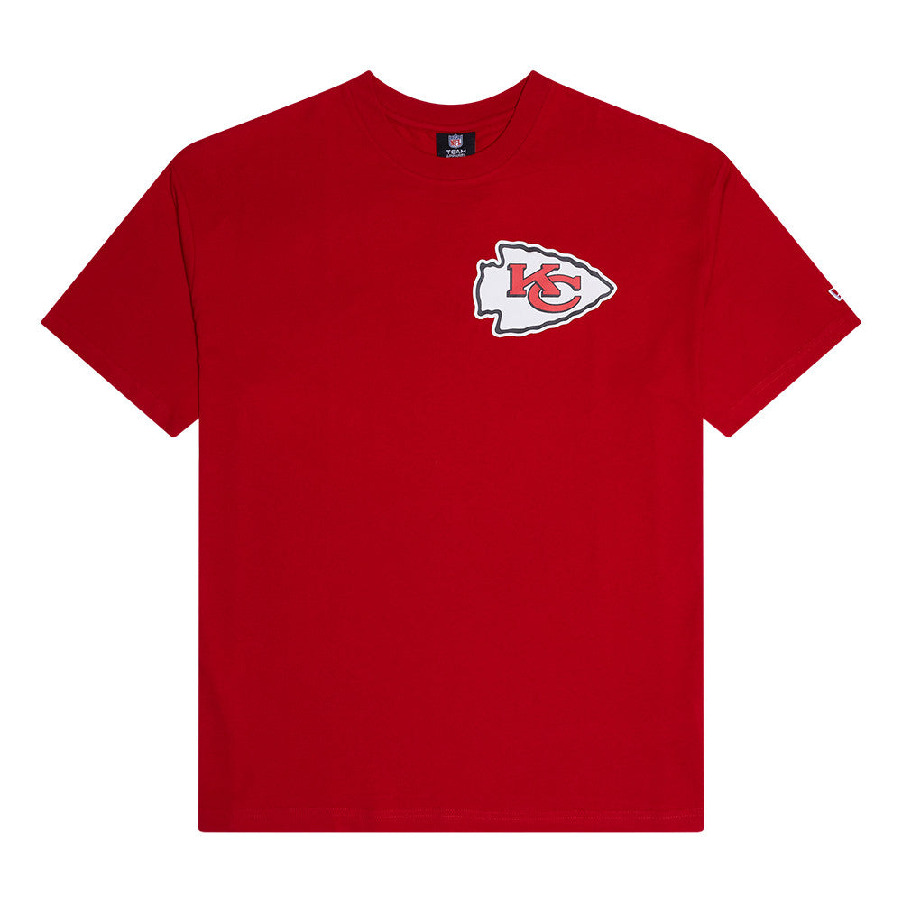 New Era NFL Men's Kansas City Chiefs Back Print Over sized T-Shirt