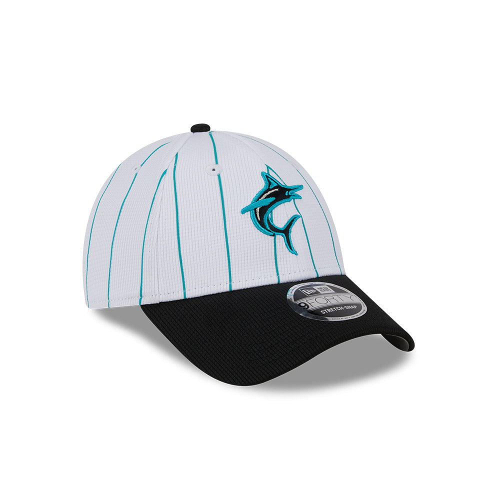 New Era MLB Men's Miami Marlins 2024 Batting Practice 9FORTY Adjustable Hat