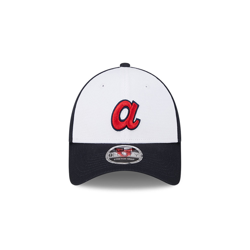 New Era MLB Men's Atlanta Braves 2024 Batting Practice 9FORTY Adjustable Snapback Hat