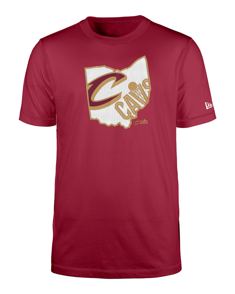 New Era Men's NBA Cleveland Cavaliers Gameday State T-Shirt