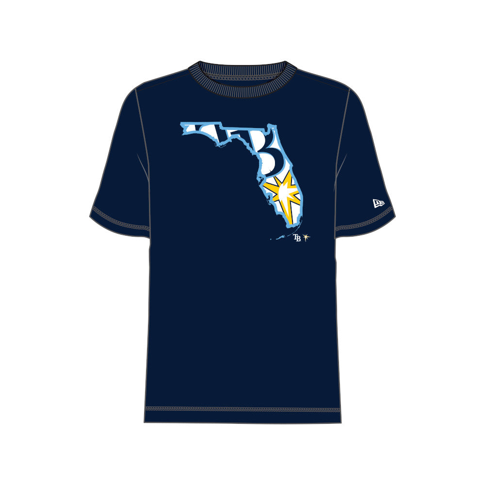 New Era Men's MLB Tampa Bay Rays Gameday State T-Shirt