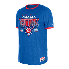 New Era MLB Men's Chicago Cubs Classic Ringer World Series T-Shirt