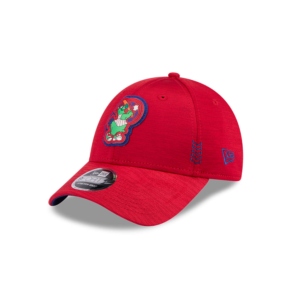 New Era MLB Men's Philadelphia Phillies 2024 Clubhouse Phillie Phanatic 9FORTY Adjustable Hat
