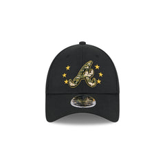 New Era MLB Men's Atlanta Braves 2024 Armed Forces Day Black 9Forty Adjustable Hat