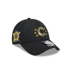 New Era MLB Men's Chicago Cubs 2024 Armed Forces Day Black 9FORTY Adjustable Hat