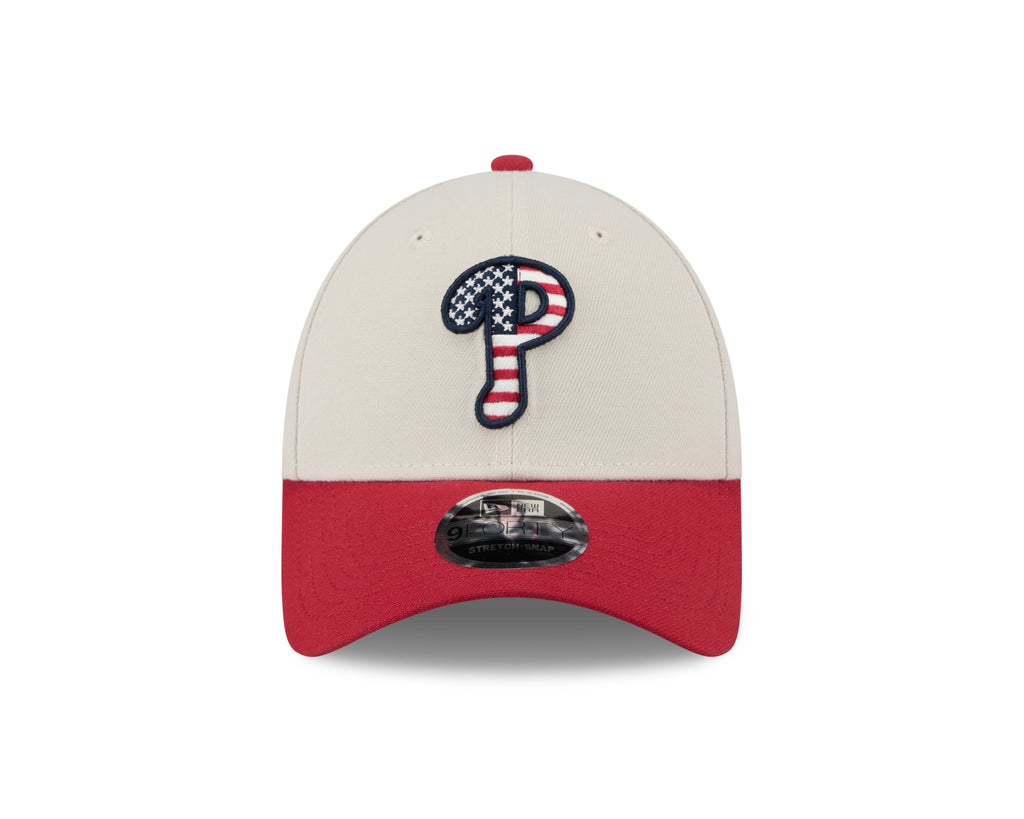 New Era MLB Men's Philadelphia Phillies 2024 Fourth of July 9FORTY Stretch-Snap Hat