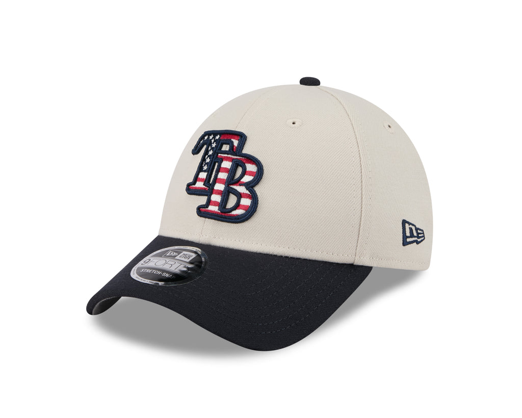 New Era MLB Men's Tampa Bay Rays 2024 Fourth of July 9FORTY Stretch-Snap Hat