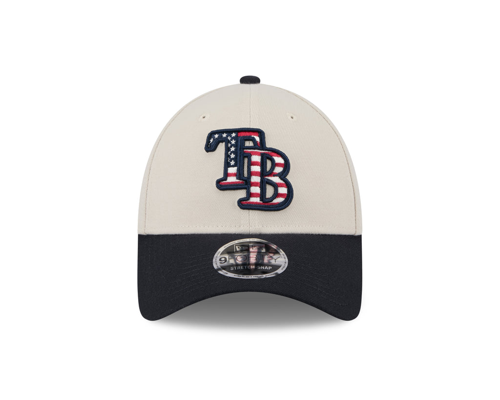 New Era MLB Men's Tampa Bay Rays 2024 Fourth of July 9FORTY Stretch-Snap Hat