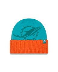 New Era Miami Dolphins Oversized Logo Beanie