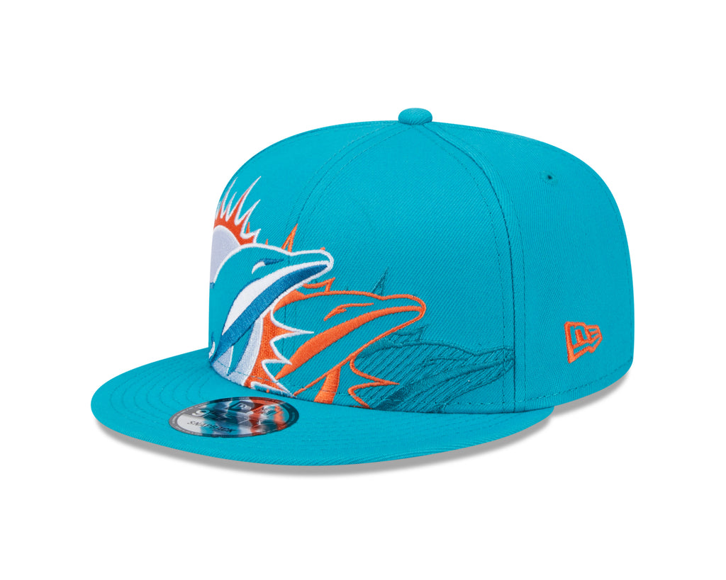 New Era NFL Men's Miami Dolphins Team Shadow 9FIFTY Snapback Hat OSFM