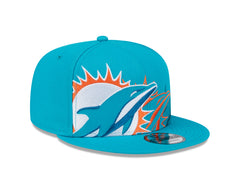 New Era NFL Men's Miami Dolphins Team Shadow 9FIFTY Snapback Hat OSFM