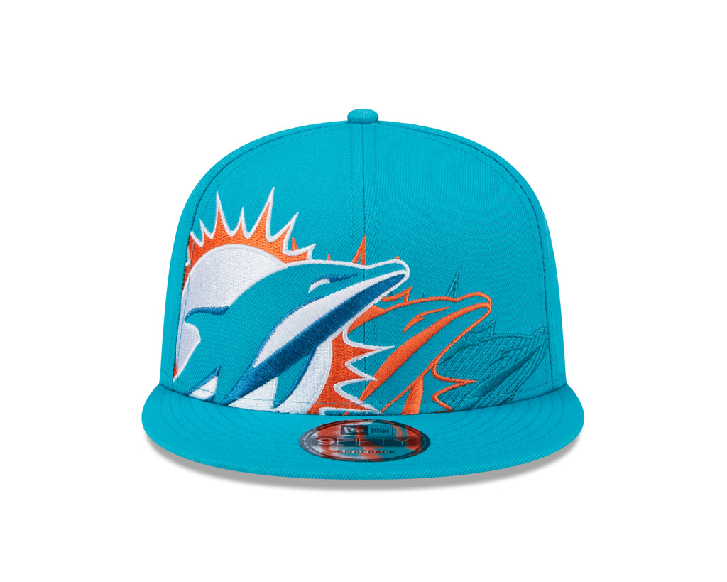 New Era NFL Men's Miami Dolphins Team Shadow 9FIFTY Snapback Hat OSFM