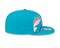 New Era NFL Men's Miami Dolphins Team Shadow 9FIFTY Snapback Hat OSFM