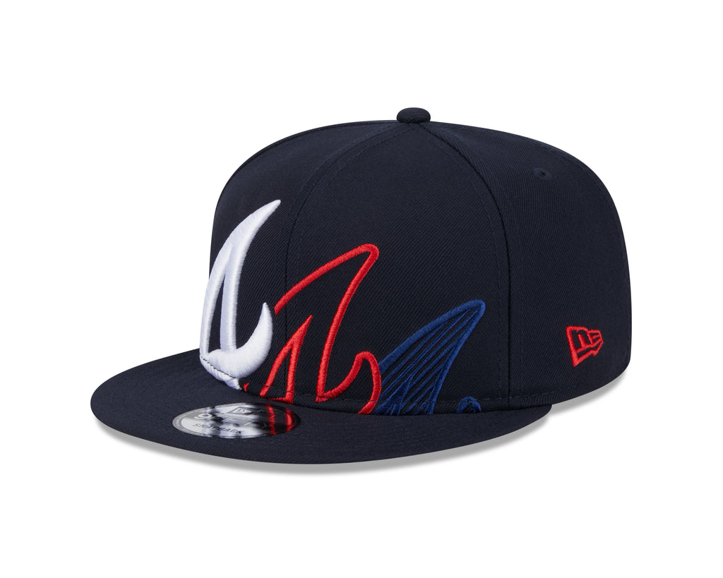 New Era MLB Men's Atlanta Braves Team Shadow 9FIFTY Snapback Hat OSFM