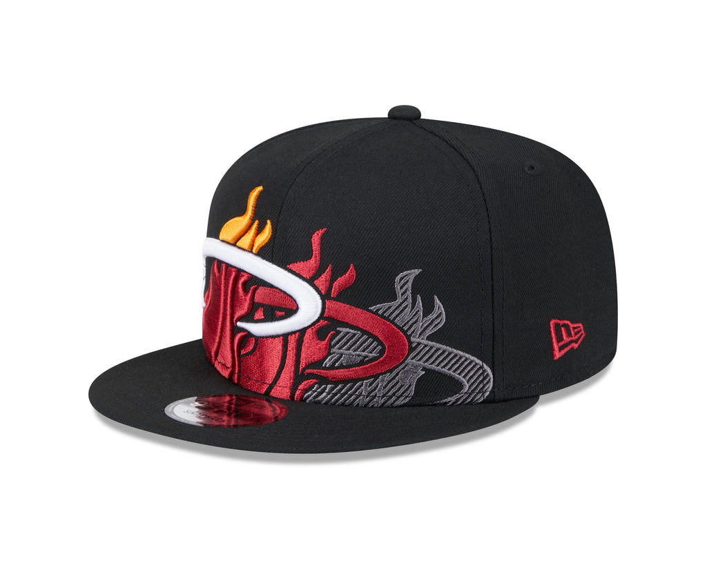 New Era NBA Men's Miami Heat Team Shadow 9FIFTY Snapback Hat OSFM