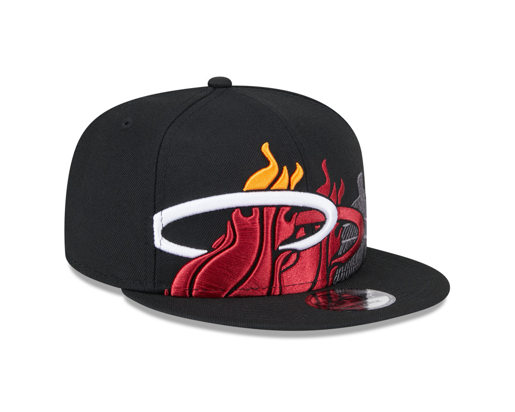 New Era NBA Men's Miami Heat Team Shadow 9FIFTY Snapback Hat OSFM