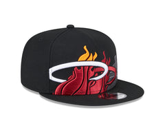 New Era NBA Men's Miami Heat Team Shadow 9FIFTY Snapback Hat OSFM