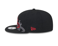 New Era NBA Men's Miami Heat Team Shadow 9FIFTY Snapback Hat OSFM