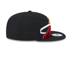 New Era NBA Men's Miami Heat Team Shadow 9FIFTY Snapback Hat OSFM