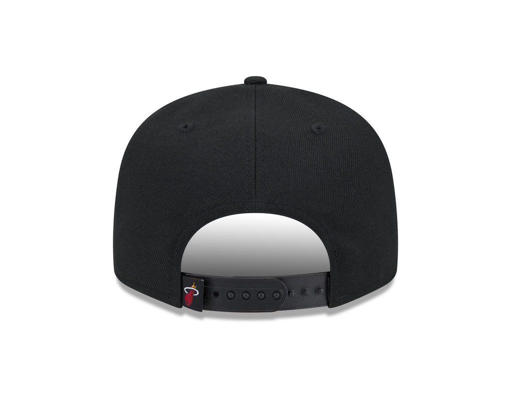 New Era NBA Men's Miami Heat Team Shadow 9FIFTY Snapback Hat OSFM