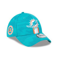 New Era NFL Men's Miami Dolphins 2024 Sideline 39THIRTY Flex Hat Aqua