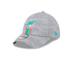 New Era NFL Men's Miami Dolphins 2024 Sideline 39THIRTY Flex Hat Grey