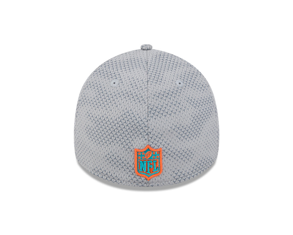 New Era NFL Men's Miami Dolphins 2024 Sideline 39THIRTY Flex Hat Grey