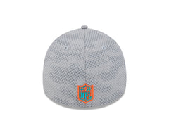 New Era NFL Men's Miami Dolphins 2024 Sideline 39THIRTY Flex Hat Grey