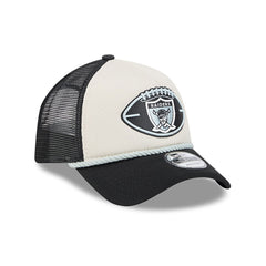 New Era NFL Men's Las Vegas Raiders 2024 Sideline Historic 9FORTY Trucker Snapback Hat